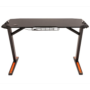 Стол компьютерный SKILLL CTG-003 120X60, Черная рама/черная столешница 